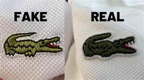 original lacoste bag logo vs fake|is a lacoste genuine.